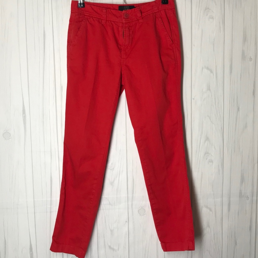 J. Crew | Chino Pants Red SZ 00
